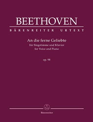 cover An Die Ferne Geliebte, Op. 98 Vocal Solo & Collections sheet music cover